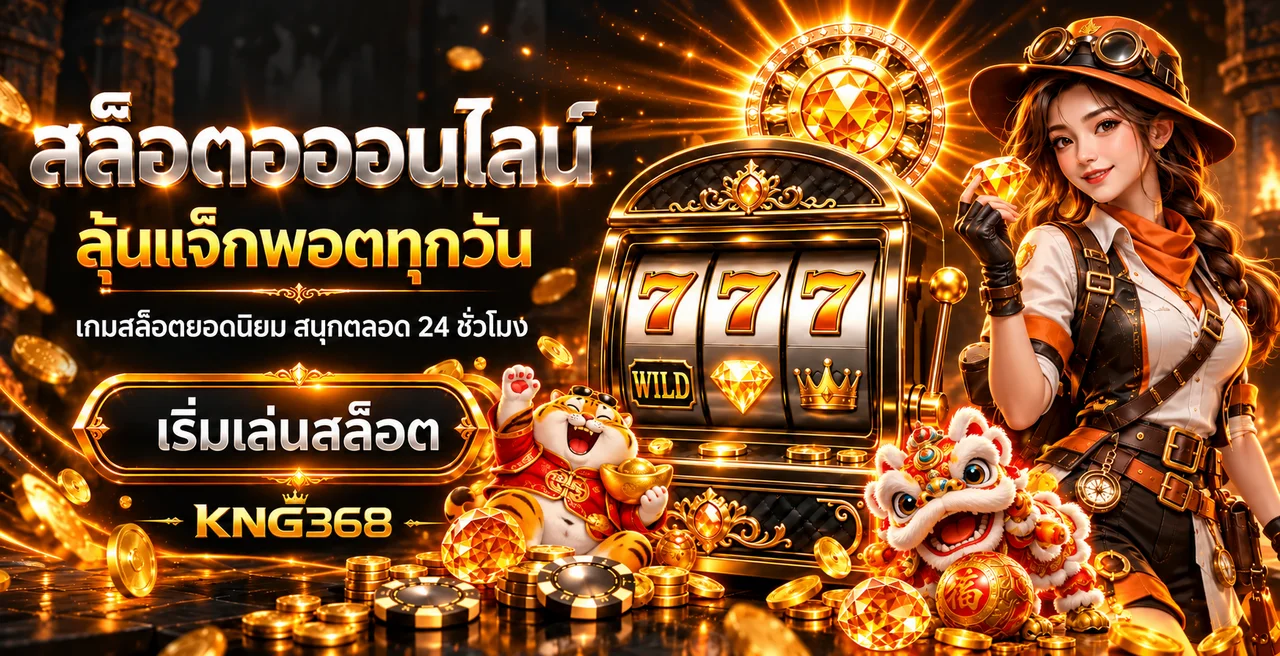 เกมสล็อต KNG368 พร้อมเครื่องสล็อตและมาสคอต PG Soft
